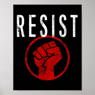 Resistent FT Shirt - vara en del av motståndet - Poster