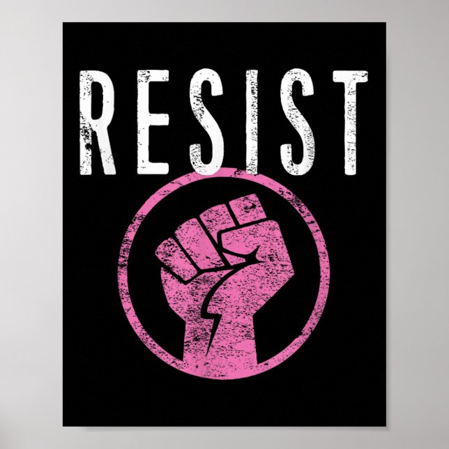 Resistent FT Shirt - vara en del av motståndet - Poster (Framsidan)