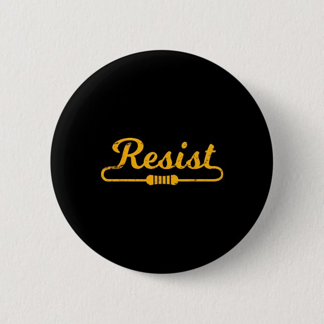 Resistent Gift-idé för elektriskt Ingenjör Knapp (Framsida)