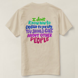 Resistent hand Lettered T Shirt