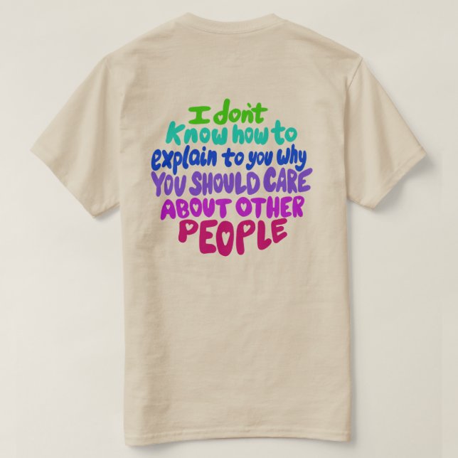 Resistent hand Lettered T Shirt (Design baksida)