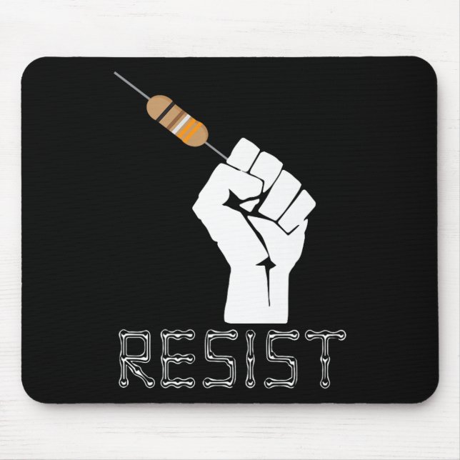 Resistent Lilla Gift Idea for Electrical Ingenjör  Musmatta (Framsidan)