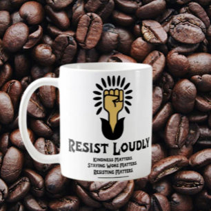 Resistent Louely Classic Mugg Antifascistisk akt