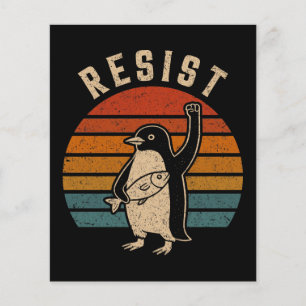 Resistent Penguins protest mot tullar Flygblad