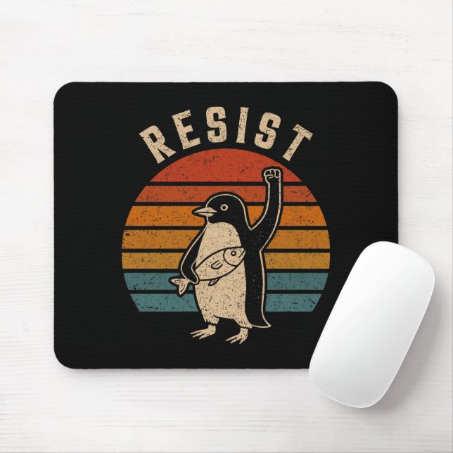 Resistent Penguins protest mot tullar Musmatta (Med mus)