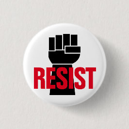 Resistent President Trump - Anti Trump Black Fist Knapp