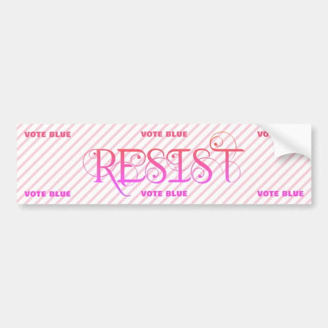 Resistent Rosa Rand Bildekal (Framsidan)