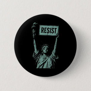 Resistent Satue of Liberty Protest Civil Högers Ma Knapp