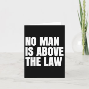 Resistent Shirt No Man står över Law Shirt America Kort