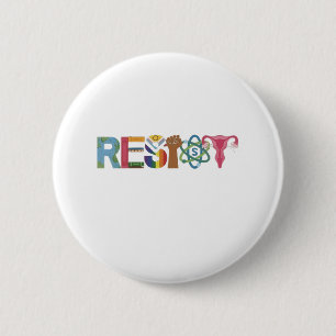 Resistent Shirt Resistance Fight Fist Protest Libe Knapp