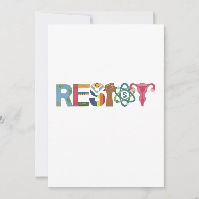 Resistent Shirt Resistance Fight Fist Protest Libe Meddelande (Framsida)