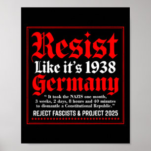 Resistent som 1938 Tyskland 9 Poster