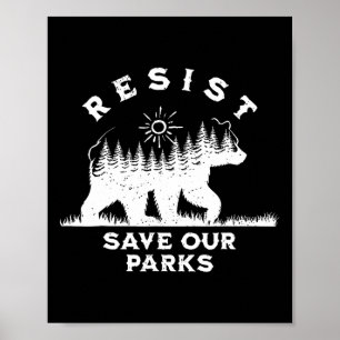 Resistent Spara Parker Alt USA Nationellt Parker B Poster