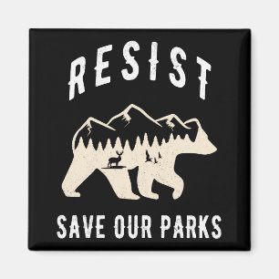 Resistent Spara Vårt Parker Alt USA:s nationella P Magnet