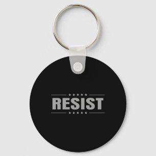 Resistent Trast Protest Anti political we the Peop Nyckelring