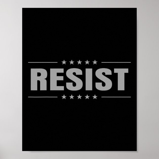 Resistent Trast Protest Anti political we the Peop Poster (Framsidan)