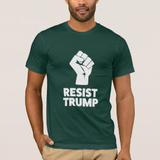 Resistent Trump Clended Solidarity Fist T Shirt