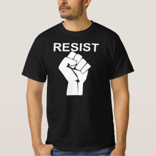 Resister Fist Hand Grip Activism Protest Justice T Shirt