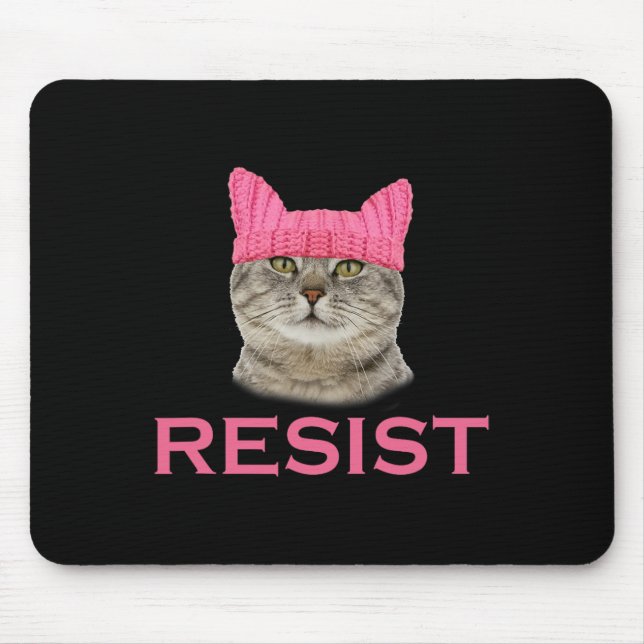 Resister Persist Protest March Cat Hat Musmatta (Framsidan)