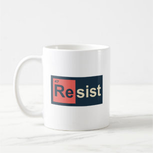 Resistera 47 antitrumpperiodiska Bord Inslag Kaffemugg