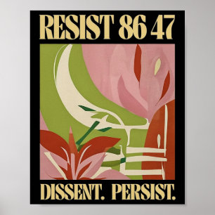 Resistera 8647 Avsaknad av kvarstående antitrumpsB Poster