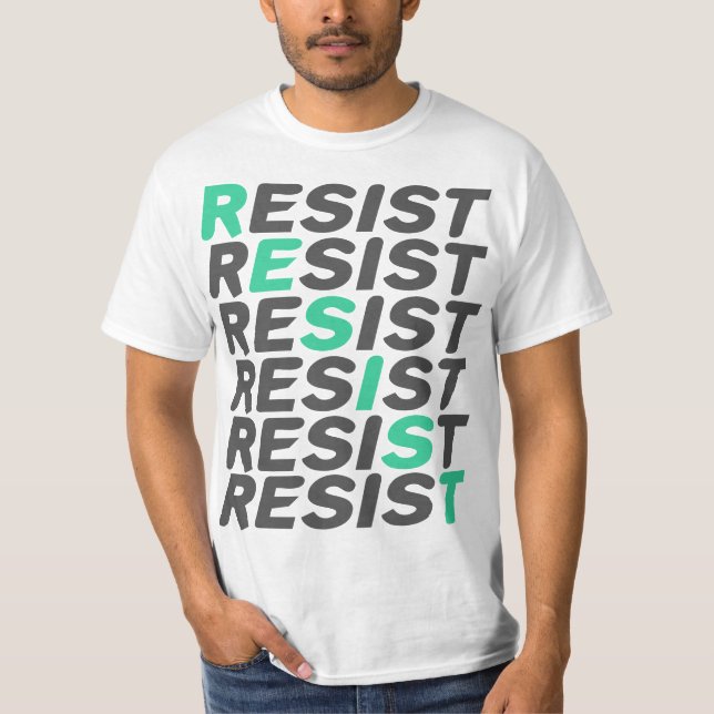 Resistera antitrast t shirt (Framsida)