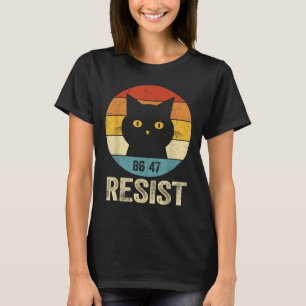 Resistera antitrumpuskatt för Retro Resistent anti T Shirt