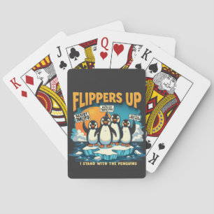 Resistera att jag står med Penguins Casinokort