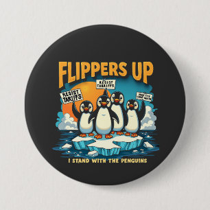 Resistera att jag står med Penguins Knapp