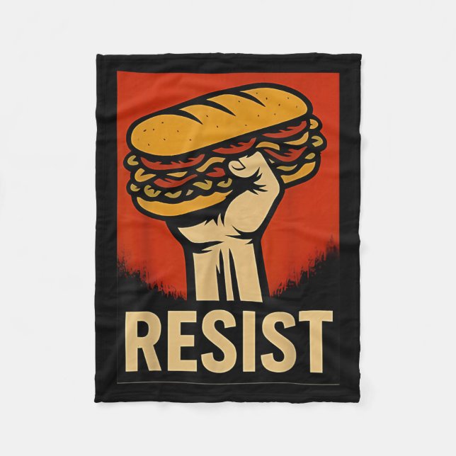 Resistera DC Sandwich Thrower Fleecefilt (Framsidan)