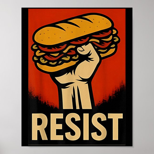 Resistera DC Sandwich Thrower Poster (Framsidan)