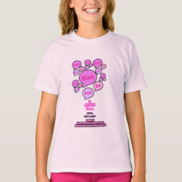 Resistera djävulen - rosa - Flickans T-Shirt