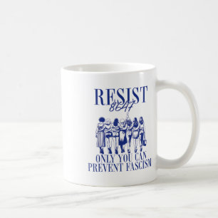 Resistera endast 8647 Du kan förhindra fascism fem Kaffemugg