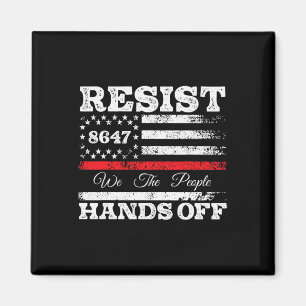 Resistera Händer av 86 47 USA amerikanska Flagga A Magnet