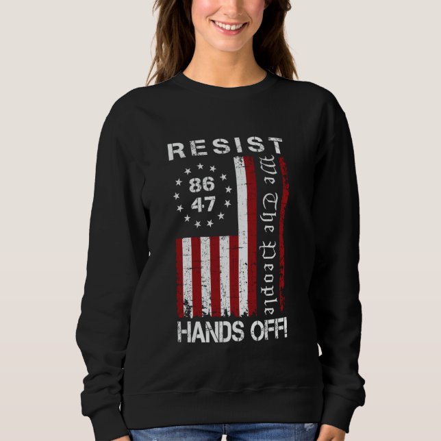 Resistera Händer av protest 86 47 8647 Protest Spa T Shirt (Framsida)