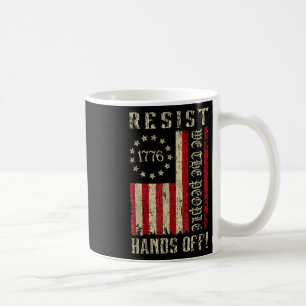 Resistera Händer av protester mot oss, USA:s Fl Kaffemugg