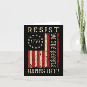 Resistera Händer av protester mot oss, USA:s Fl Kort