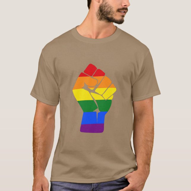 #Resistera HBT-tävlingen om rabieshöjt hbt T Shirt (Framsida)
