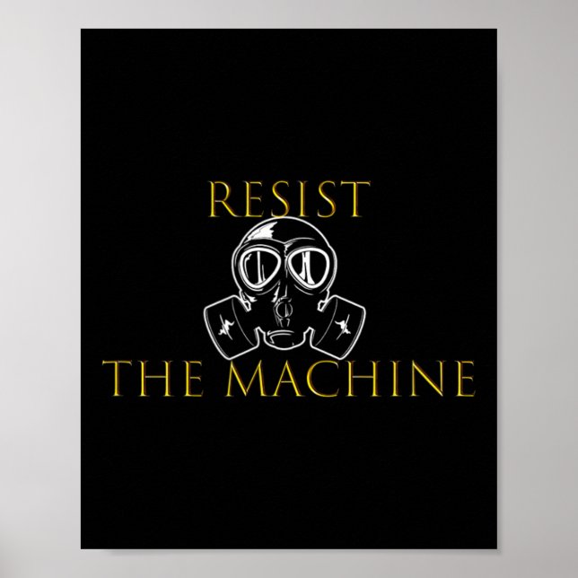 Resistera Maskin Poster (Framsidan)