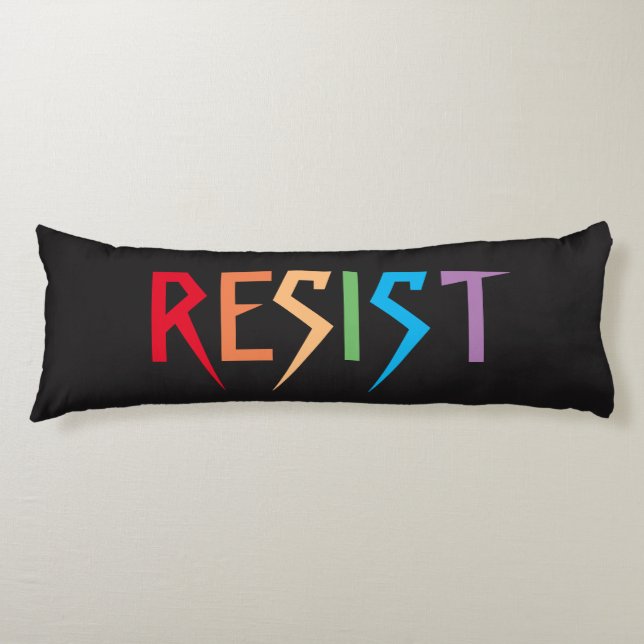 Resistera på Rainbow Färg Body Pillow Kroppskudde (Framsidan)