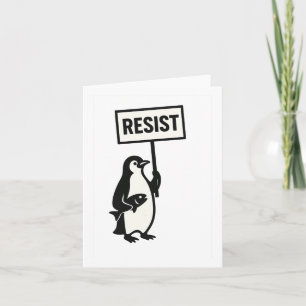 Resistera penguin Activism Graphic 1 Kort