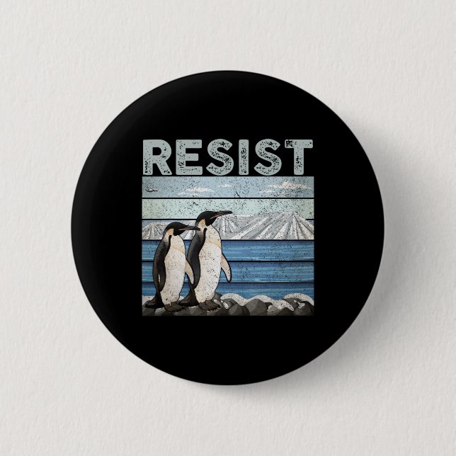 Resistera penguin Activism Knapp (Framsida)