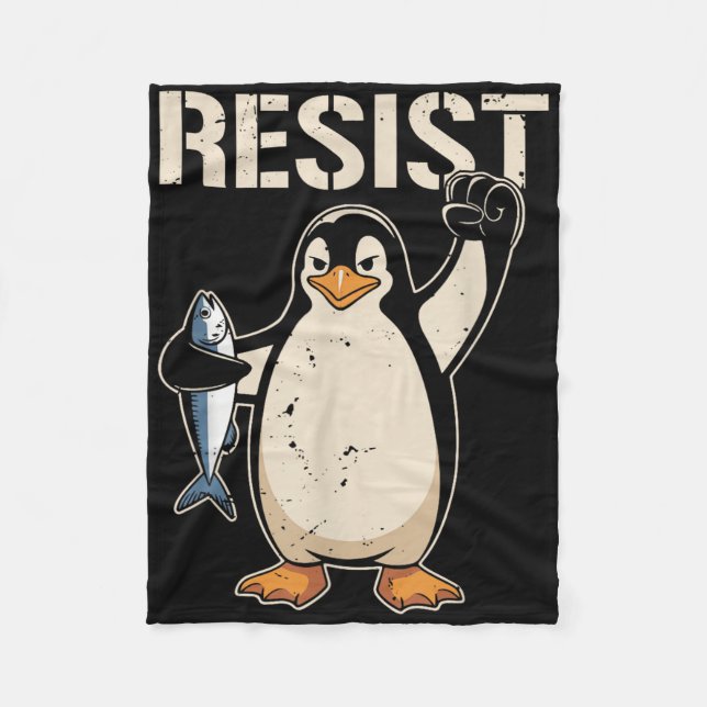 Resistera Penguin Activism Women Manar Fleecefilt (Framsidan)