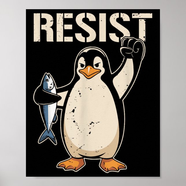 Resistera Penguin Activism Women Manar Poster (Framsidan)