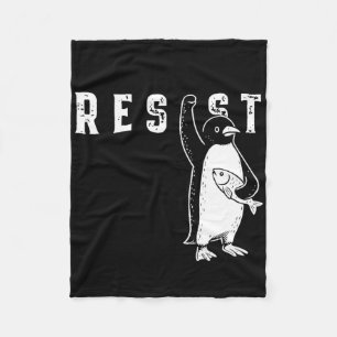 Resistera Penguin Shirt Resistant Penguin Activism Fleecefilt