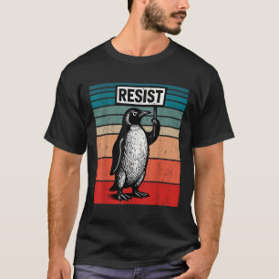 Resistera penguins mot Trump Tariffs Funny T Shirt