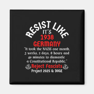 Resistera som 1938 Tyskland_2 Magnet