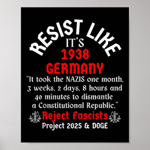 Resistera som 1938 Tyskland_2 Poster