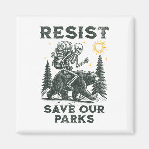 Resistera Spara Parker Alt USA Nationellt Parker B Magnet