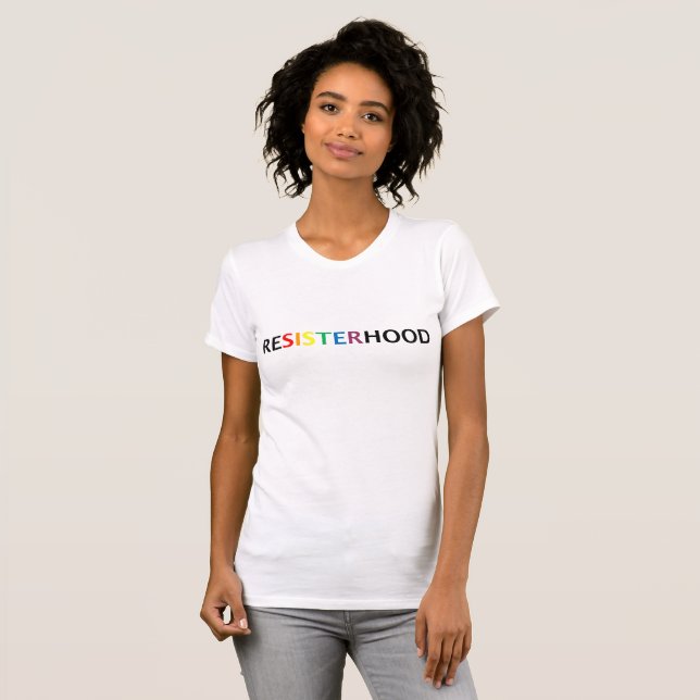 Resisterhood t-skjorta tee (Hel framsida)
